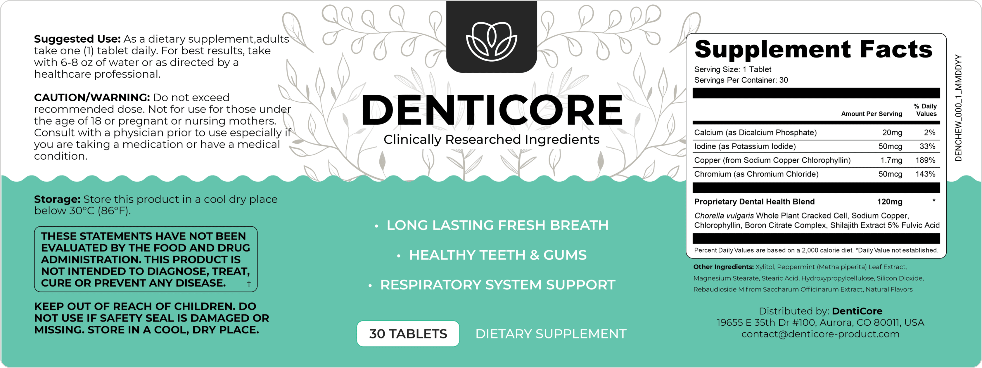 denticore-ingredients